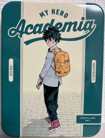 나의 히어로 아카데미아 히로아카 원화전 캔 엽서 캔만