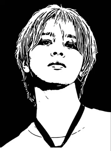 지민 실루엣 스티커 BTS