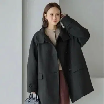 다나카 리나 mysa 코트 시마무라 다크 브라운