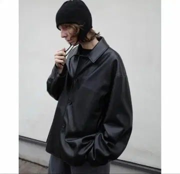 antwort 아토르 가죽 자켓 veil jacket