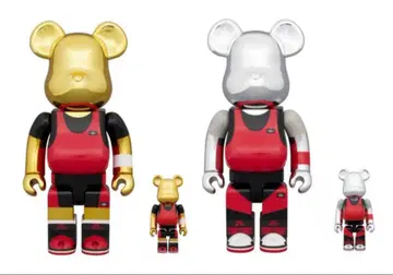 BE@RBRICK 골드 실버 피규어 세트