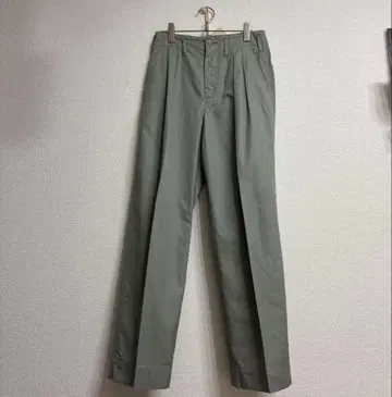 auralee WASHED FINX HERRINGBONE 슬랙스