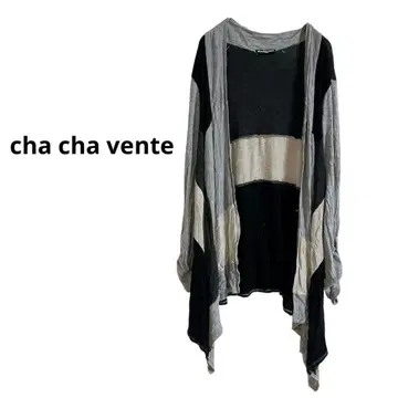 한정판 cha cha vente [ F ] 스트라이프 가디건