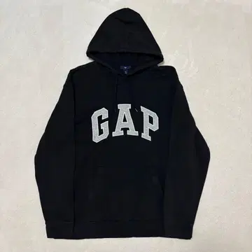 갭 GAP 로고 후드티 속기모 맨투맨 블랙 XL 사이즈