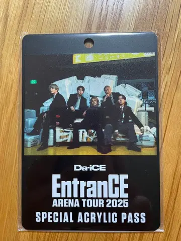 Da-iCE EntranCE ARENA TOUR 2025 아크릴 패스