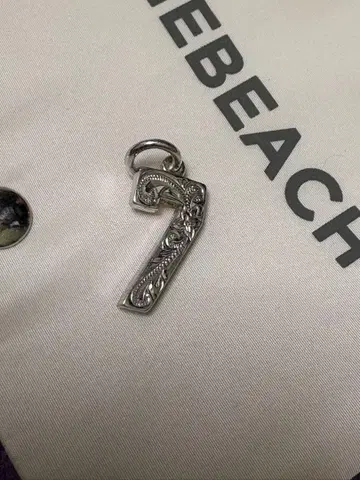 하와이안 주얼리 실버제 숫자 7 참 (남녀 공용)