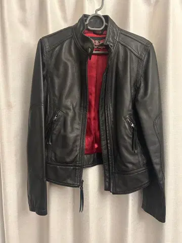 Street Legal 블랙 여성용 가죽 자켓 S