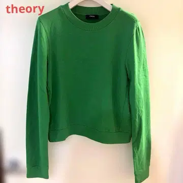새상품급! 띠어리 theory 그린 맨투맨 트레이닝복 샘플