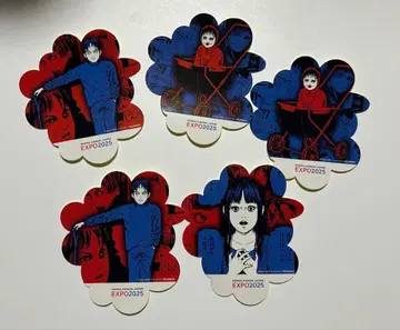 EXPO2025 만박 이토 준지 다이컷 스티커 5개