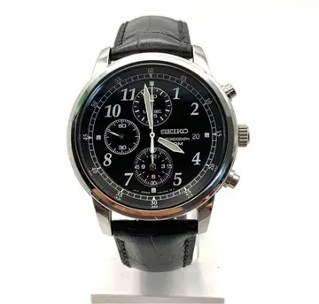 SEIKO 크로노그래프 손목시계 블랙