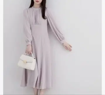 프론트 개더 머메이드 원피스