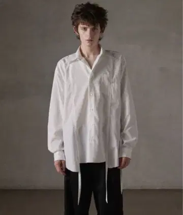 GRANCY 데미지 도킹 디자인 셔츠 S