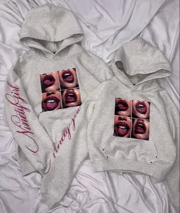 [ 즉완 인기 상품 ] 9090 girl Rip Print Hoodie