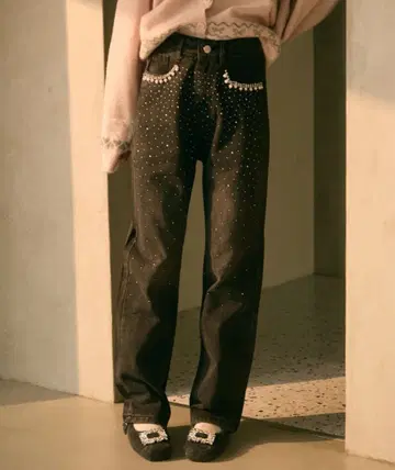 TITTY&CO. 비쥬 데님 팬츠