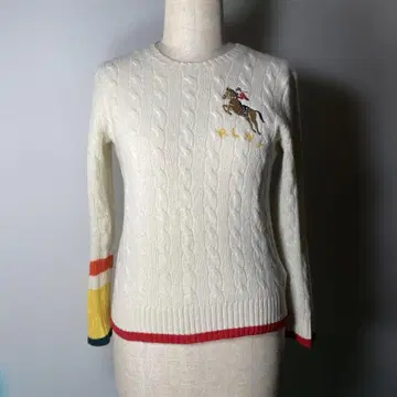 랄프 로렌 케이블 니트 스웨터