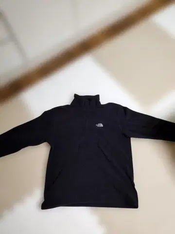 THE NORTH FACE 블랙 하프 지퍼 후드티 M
