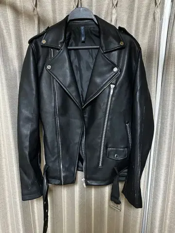 블랙 더블 라이더 자켓 ZARA