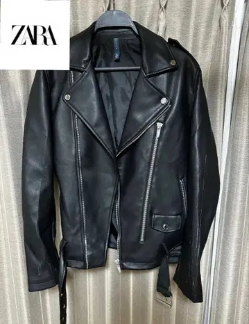 블랙 더블 라이더 자켓 ZARA