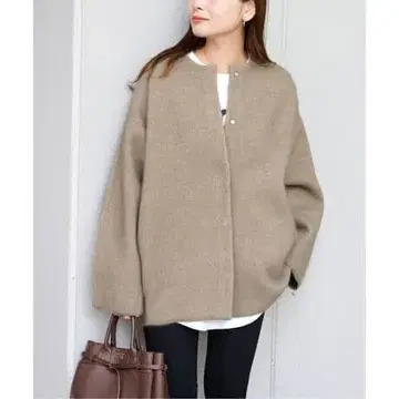 더블 페이스 코쿤 가디건