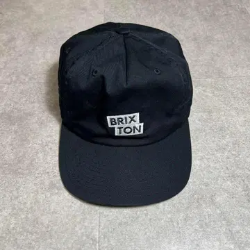 브릭스톤 로고 캡 블랙 화이트 스냅백 자수 심플 [ 완판템 ]