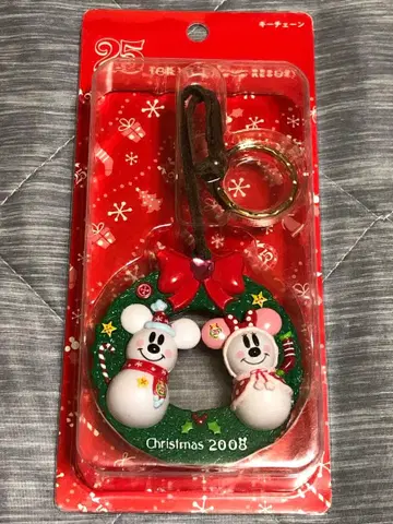 도쿄 디즈니 리조트 25주년 크리스마스 키체인