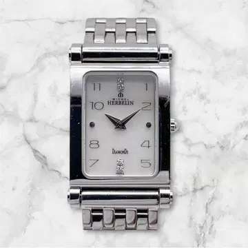 [박스 포함] 미셸 엘 블랑 4P 다이아 쉘 다이얼 교체 벨트 포함