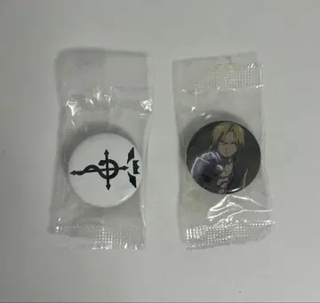 강철의 연금술사 미니 캔뱃지 2개 세트