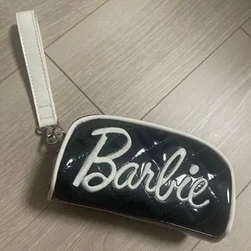 Barbie 퀼팅 파우치 블랙