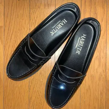 [ 새상품급 ] HARUTA 하루타 로퍼 블랙 24.5cm EE