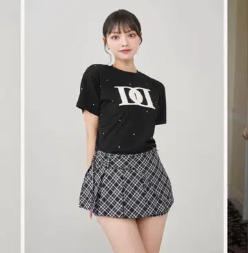 퀼팅 아플리케 비쥬 셔츠