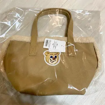 [ 미사용 새상품 ] 러브리 바이 페이 올드 테디 와펜 보아 토트