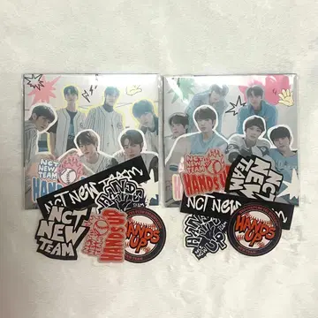 nctwish nctnewteam handsup cd 스티커