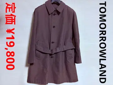 정가 19,800 TOMORROWLAND 스텐카라 코트 브라운 익명 배송