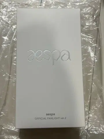 aespa 공식 팬라이트 ver.2 응원봉 미개봉 에스파 트레이딩 카드