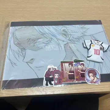 블루 록 이토시 사에 부적 클리어 파일 스티커