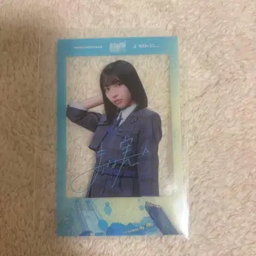 오노 마나미 신참자 폴라로이드풍 클리어 카드 히나타자카46 5기생