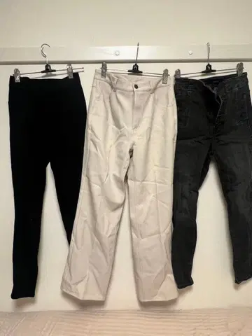 [ 묶음 판매 3개 ] UNIQLO GU J BRAND 여성 팬츠 세트