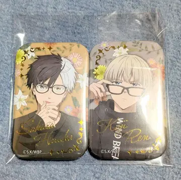 WIND BREAKER 스퀘어 캔뱃지 사쿠라 하루카 카지 렌