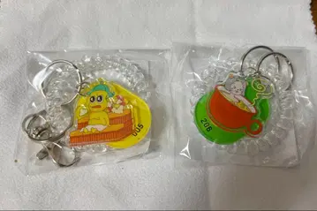 포코피 극락탕 콜라보 키링 2종 세트