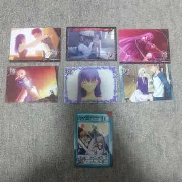 Fate stay night/카드/시로/벚꽃/세이버 라이더/이리야/7