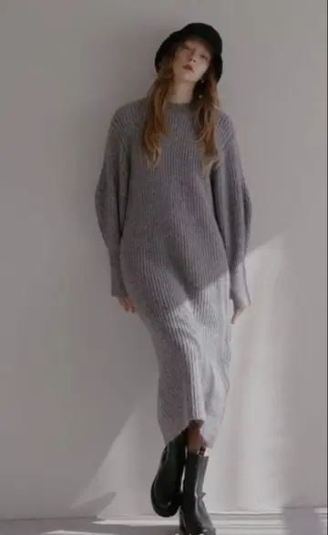 편안하고 예쁜 롱 니트 원피스