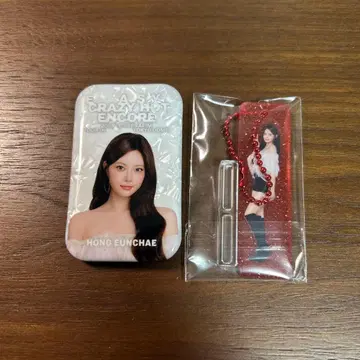 르세라핌 도쿄돔 캔뱃지 아크릴 키링 은채 세트