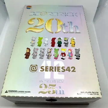 BE@RBRICK 20주년 기념 시리즈 42 덤 포함