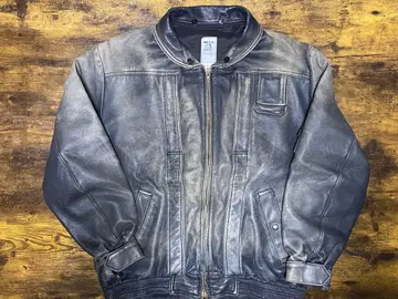 프랑스군 파이롯트 가죽 자켓 봄버 구제 의류 플라이트 빈티지