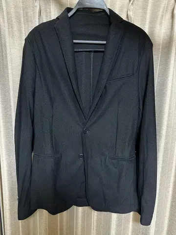 메쉬 블랙 스트레치 테일러드 자켓 ZARA