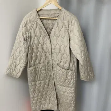 미라 오웬 퀼팅 가운 코트