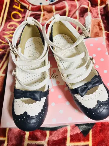 [ 거의 새상품 ] Angelic Pretty 웨지힐 펌프스