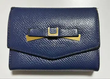 사만다 타바사 삼단 접이식 지갑 네이비