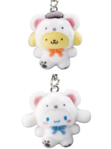 산리오 메지루시 액세서리 복슬복슬 스노우 폼폼푸딩 시나몬