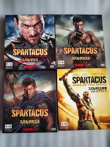SPARTACUS 스파르타쿠스 DVD 시즌 전 3권 + 서장